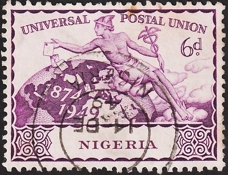  1949  . 75-  U.P.U.  3,75 .